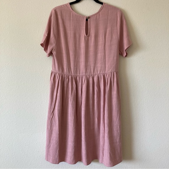 GeeGee Light Dust Pink Babydoll Dress | New No Tags | Size M - Picture 9 of 9